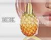 (BDK)Pineaplle gold earr