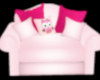 Pink Chair Owl Pillow