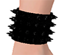L Spike Ankle Cuff Bk