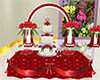 Wedding Cake Table Red