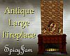 Antique Large Fireplace