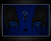 -A- Wingback Chairs Blue