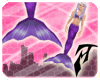 D Mermaid Tail -  Purple
