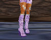 (LFP)Purple Mohican Boot