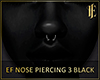 EF Nose Piercing Black