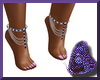 Purple Foot/Ankle Bling