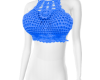 Blue Knit Top