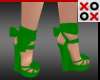 Green Wedge Heels