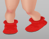 Red Christmas Booties