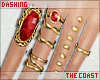 Cst .Gem Nails+Rings.