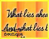 What lies within us