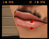  Lips'piercing red