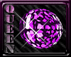 Purple disco ball