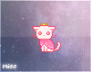 Pink Cute Animated Cat