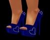 Blue spike heels ROH