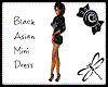 Black Asian Mini Dress