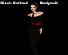 Black Knitted Bodysuit