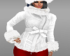 Winter Suede Coat White