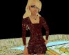 CA DK Red Blouse Long