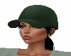 GREEN  CAP / PONYTAIL
