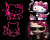 cutout hello kity pink