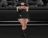 dark gray gothic boots