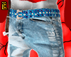 jeans light x belt