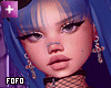 spice blue + bangs