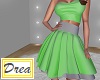 -Lunette- Green Skirt