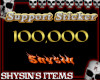 Support Shysin 100k