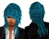emo hair blue