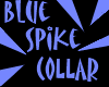 Blue Spike Collar