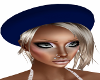Angie Blue Hat/Hair