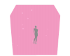 Pink Particle Background