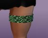 Green lace garter PF