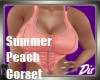 Summer Peach Corset