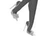 Clear Bow Heels