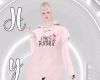 M' Hoodie Pink Panther