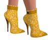 (DR) MUSTARD LACE BOOTS