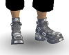 Silver Rain Boots