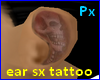 Px Ear sx tattoo