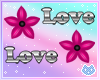 Pink Love Flower Sign