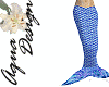 Blue Shimer Mermaid Top