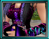 pink purple arm warmers