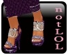 purple snake heels