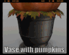 *Vase with pumpkins