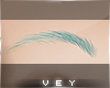 |V| Real aqua eyebrows