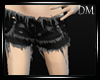 [DM] Black Jean Shorts