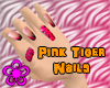 Pink Tiger Nails