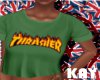 K| Thrasher! Crop Olive